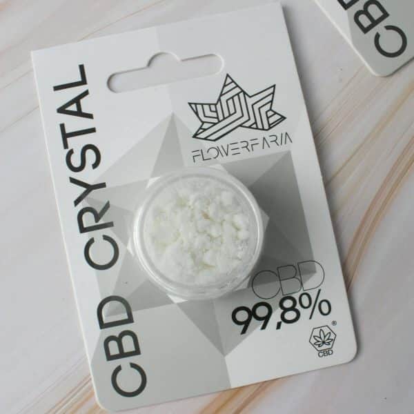 Cristal con concentraciÃ³n del 99% de CBD disponible para comprar online en Flower Farm